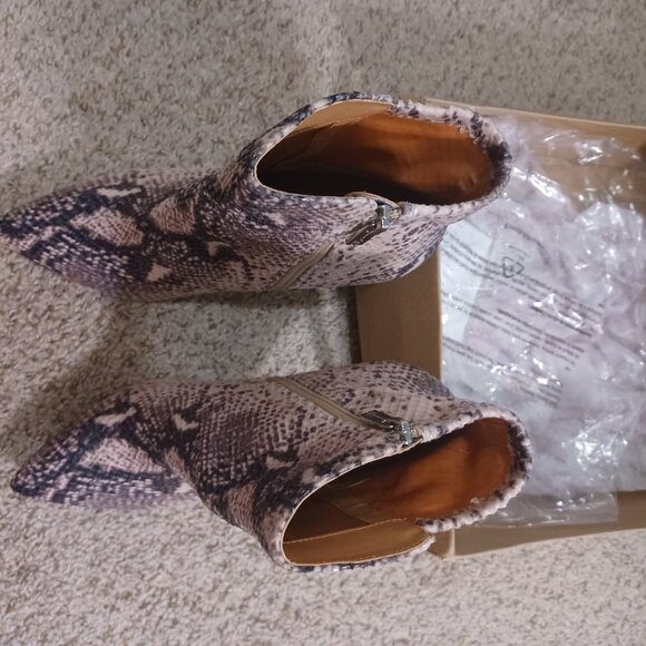 Snake Print Mid-Calf Boot - Picture 4 of 5